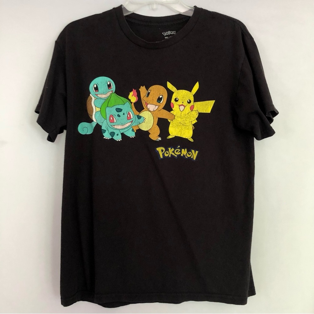 Pokemon T-Shirt Black Size Medium Short Sleeve - Picture 5 of 5